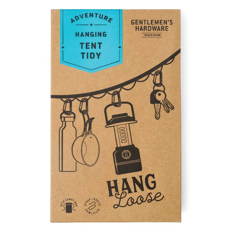 Hanging tent tidy