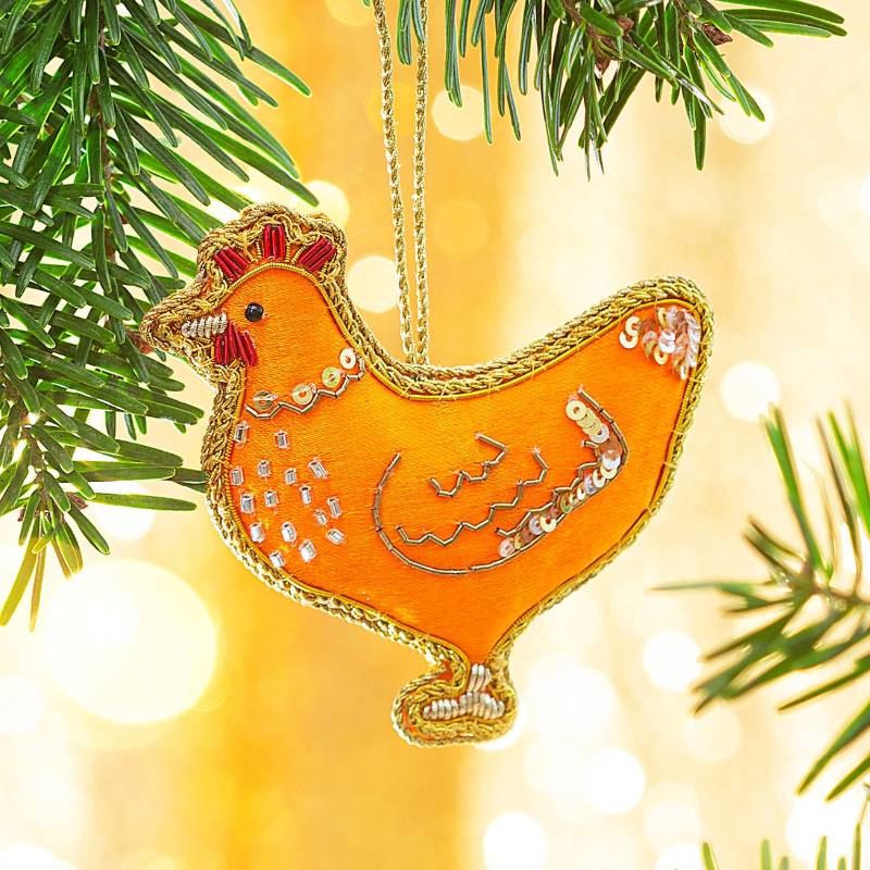 Chicken Zari Decoration