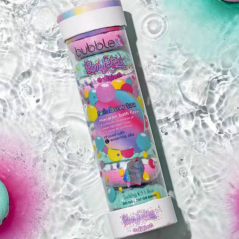 Rainbow Macaron Bath Fizzers