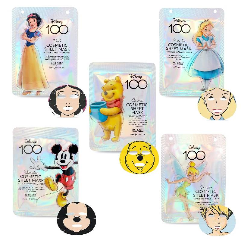 Disney 100 Cosmetic Sheet Mask Collection