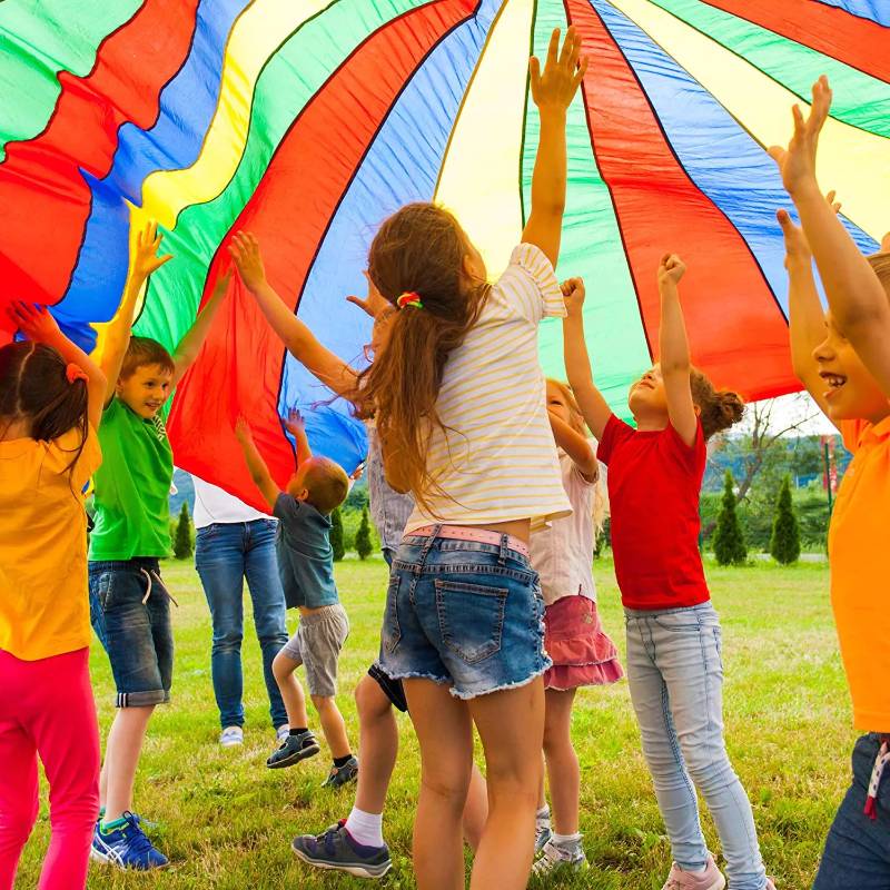 Giant Rainbow Parachute