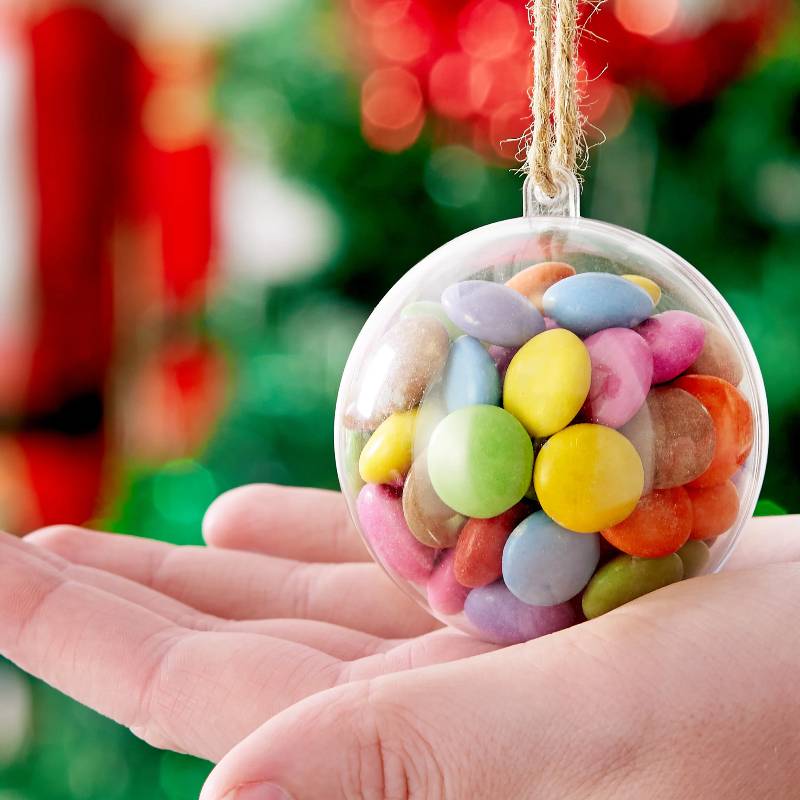 48 Fillable Christmas Baubles