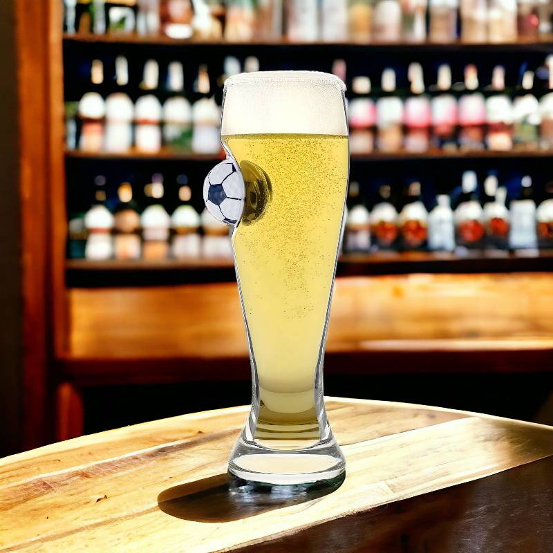 Football Beer Glass