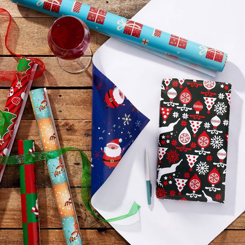 Weihnachts-Geschenkpapier-Set