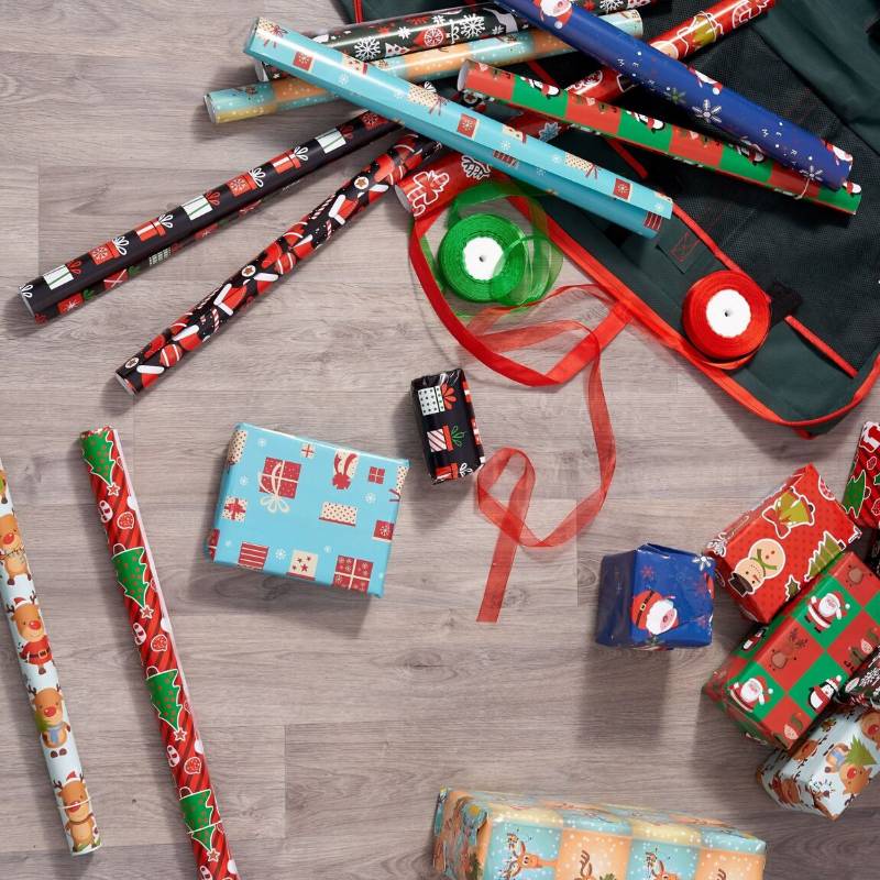 Weihnachts-Geschenkpapier-Set
