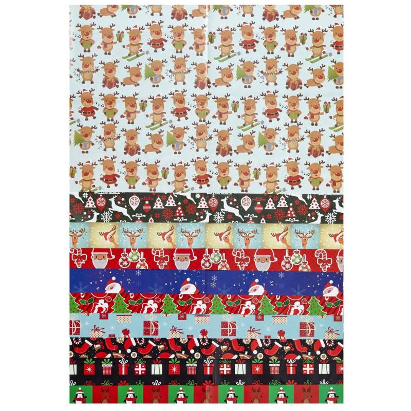 Weihnachts-Geschenkpapier-Set