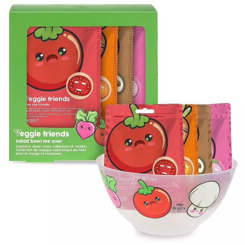 Veggie Friends Salad Bowl Face Mask Collection