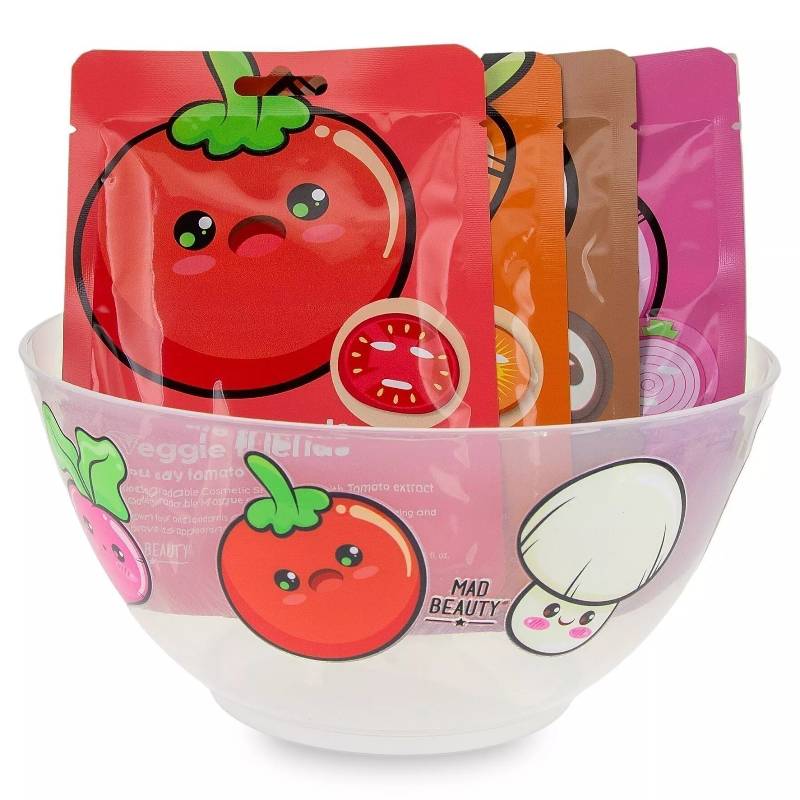 Veggie Friends Salad Bowl Face Mask Collection