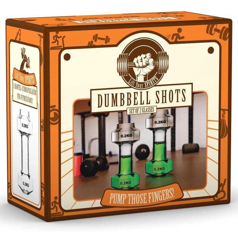 Dumbbell Shot Glasses
