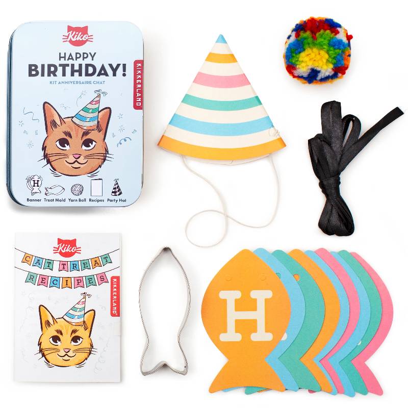 Happy Birthday Cat Tin