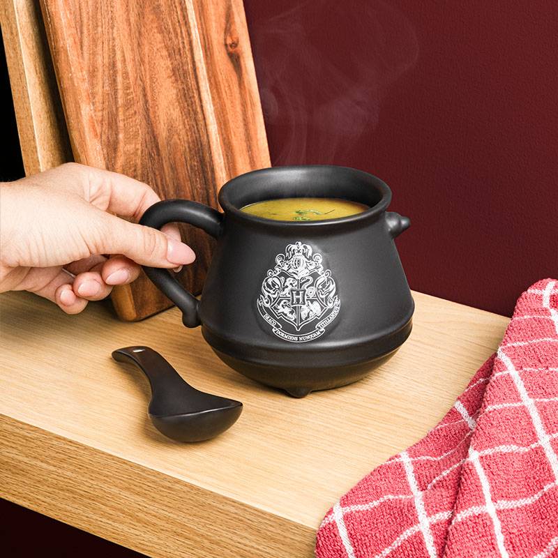 Cauldron Soup Mug and Spoon