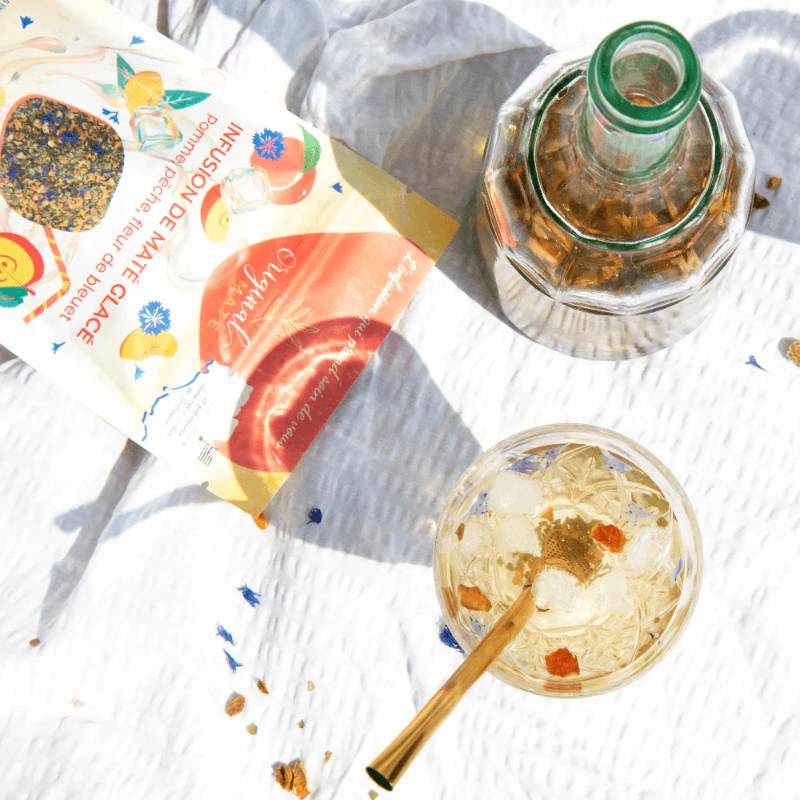 Organic Iced Mate Apple, Peach & Cornflower