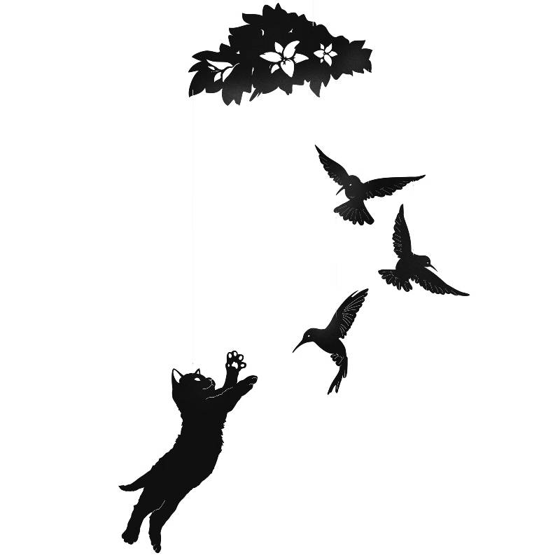 Kitten & Hummingbirds Mobile