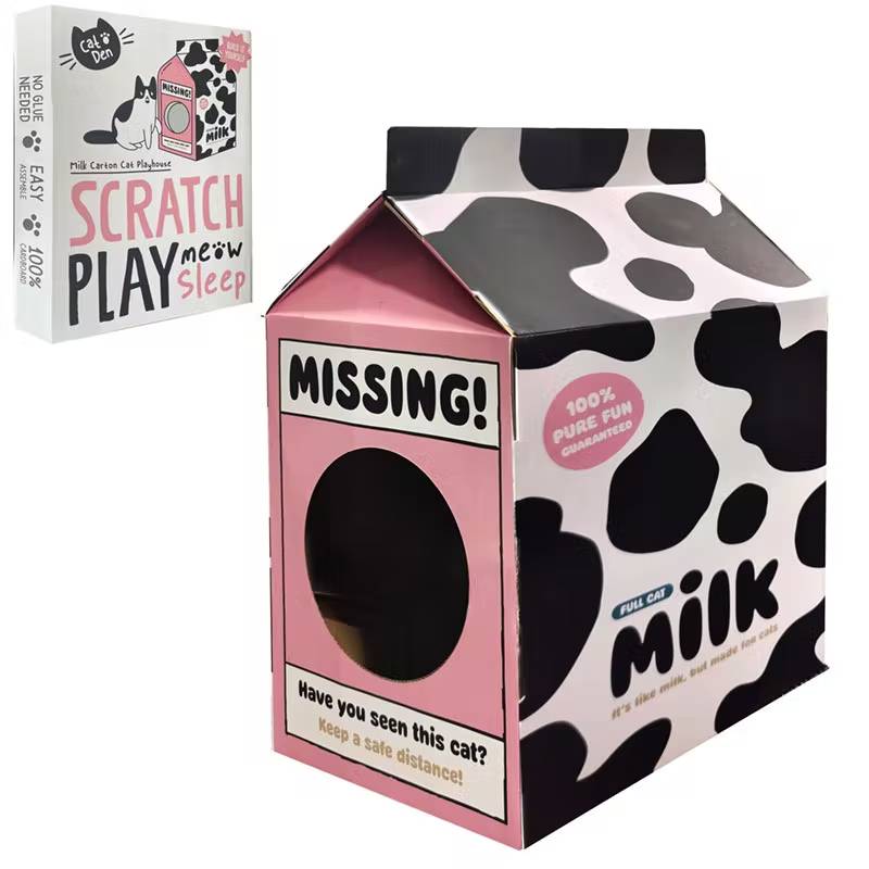 Milk Carton Cat Playhouse