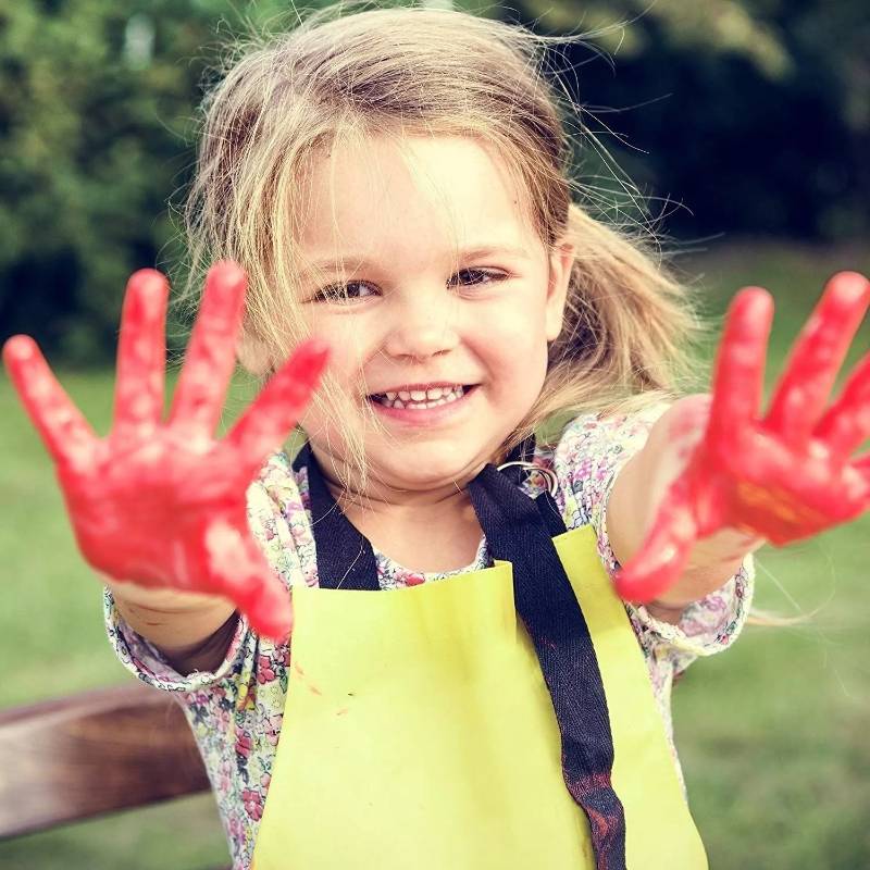8 Kids Waterproof Painting Aprons