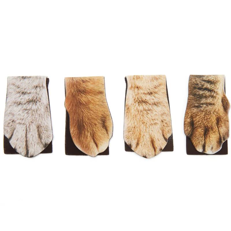 Magnetic Cat Paw Bookmarks
