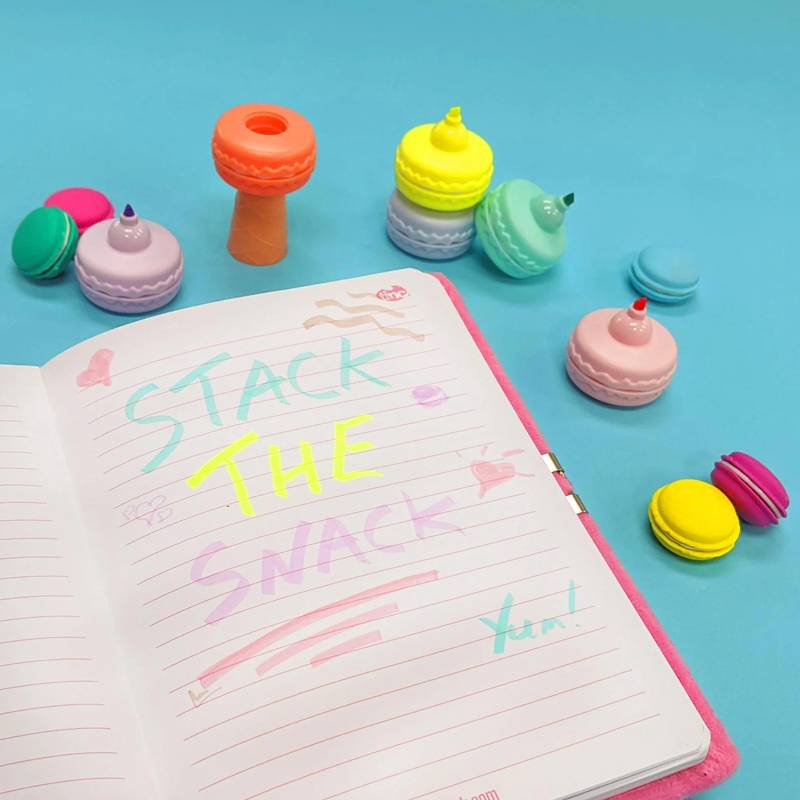 Macaron Textmarker-Set