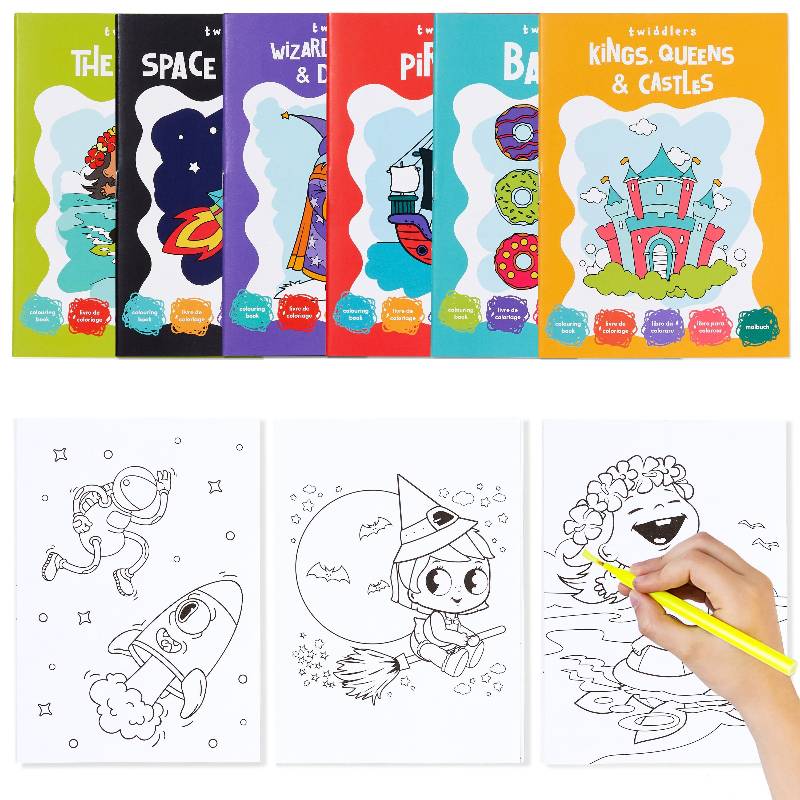 48 Mini Colouring Books