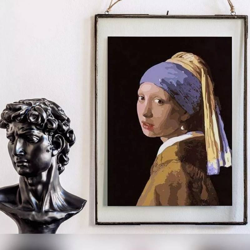 Paint-by-Numbers Set - The Girl With The Pearl Earring