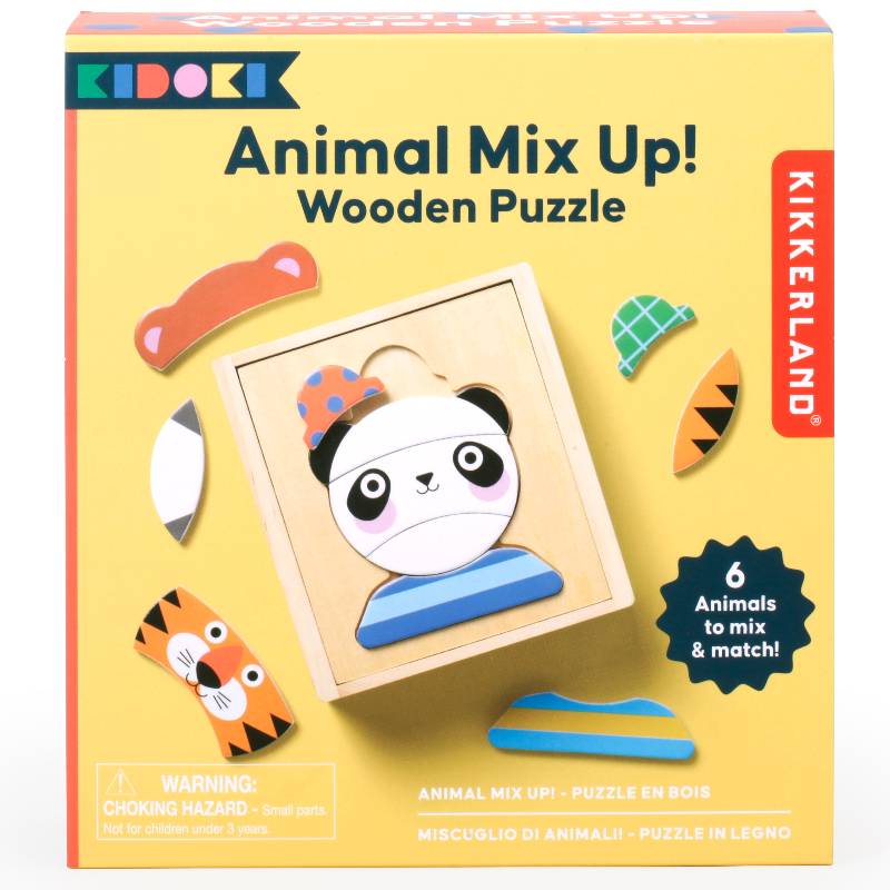 Animal Mix Up! Wooden Puzzle