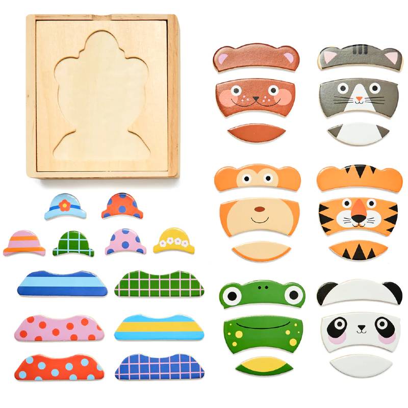 Animal Mix Up! Wooden Puzzle