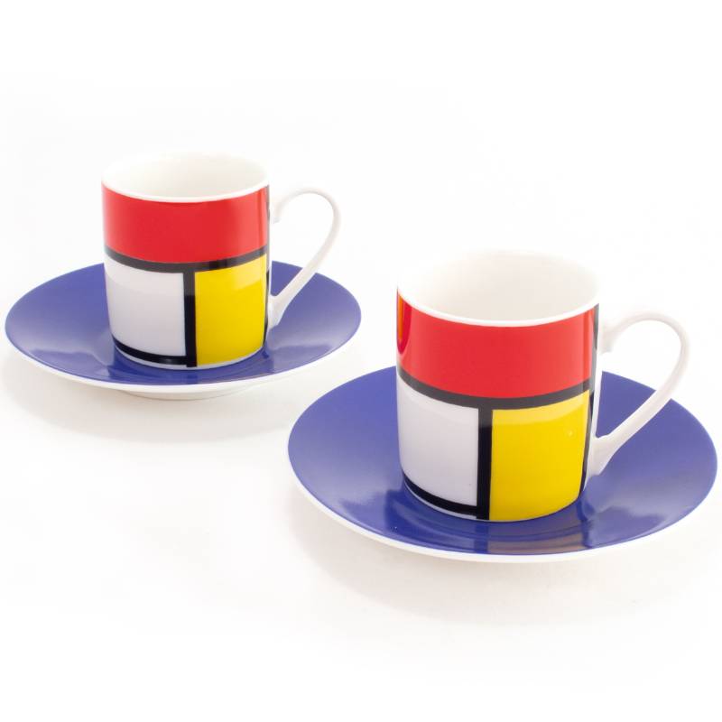 Mondriaan Espresso Set