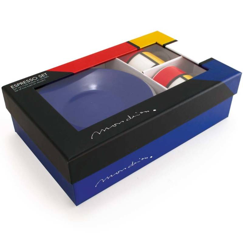 Mondriaan Espresso Set