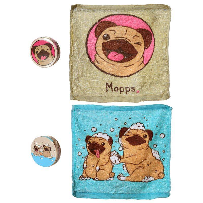 Pug Compressed Travel Towel