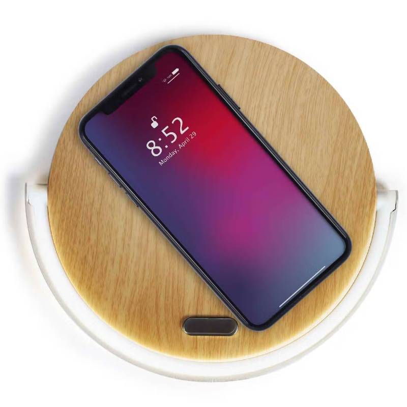 Touch Bedside Lamp with Wireless Charger