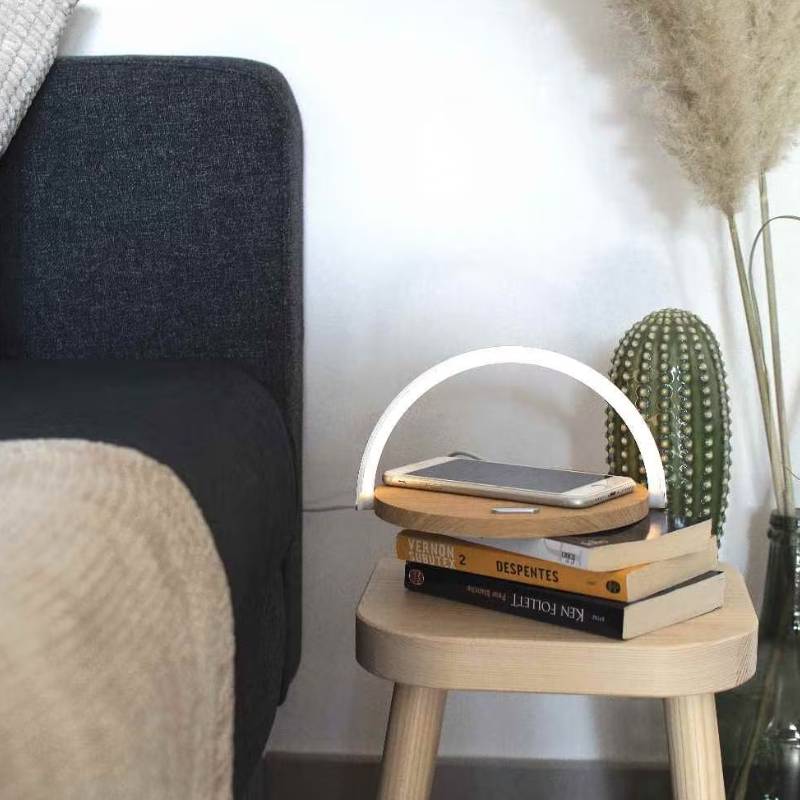 Lampe de Chevet Tactile avec Chargeur sans Fil