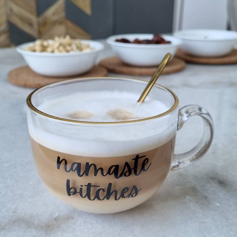 Tasse en Verre Namaste Bitches