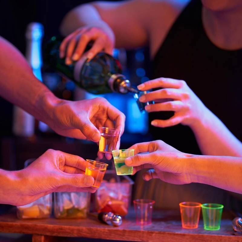 Neon Party Shot Glasses