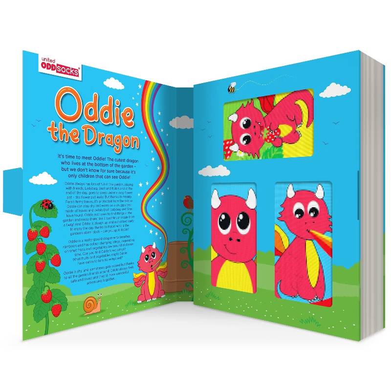 Oddie the Dragon Kids Socks Giftset