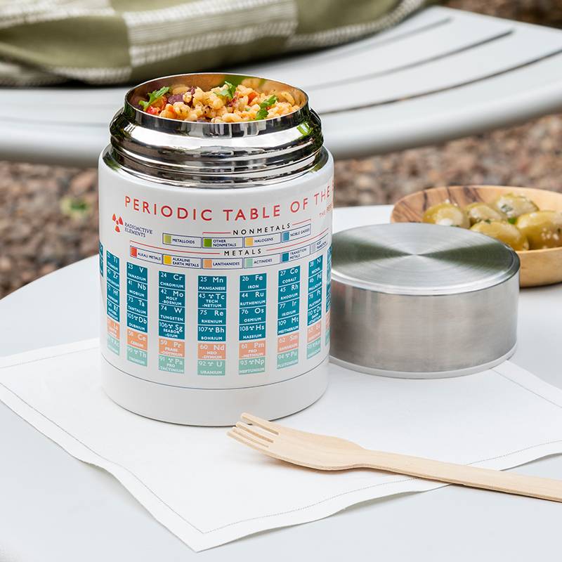 Periodic Table Food Flask
