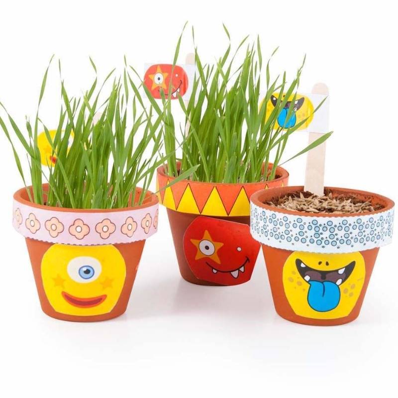 10 Little Pot Monsters Birthday Set