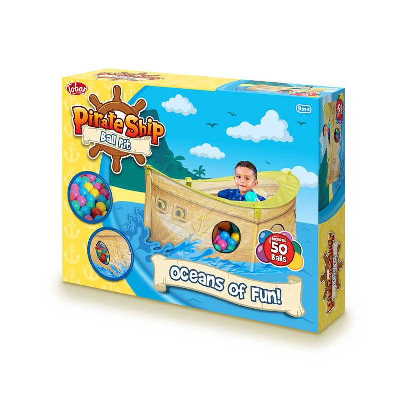 Vasca con Palline per Bambini Nave Pirata