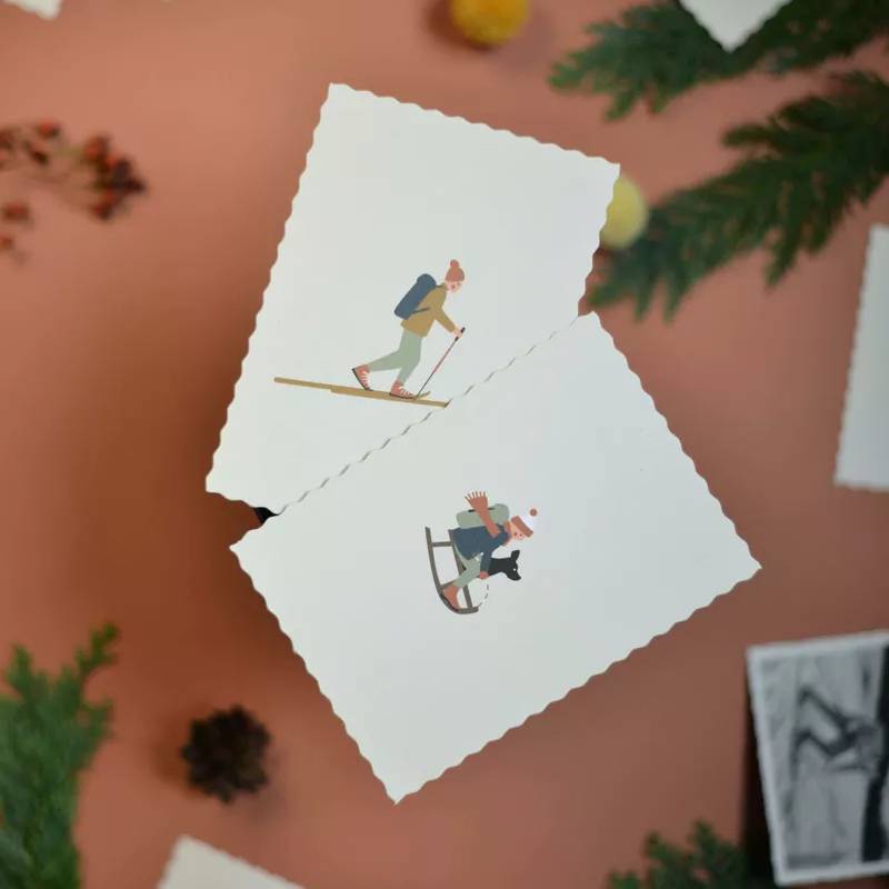 Winter Sports Postcard Set