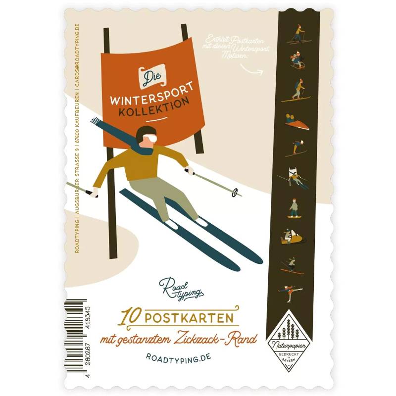 Winter Sports Postcard Set