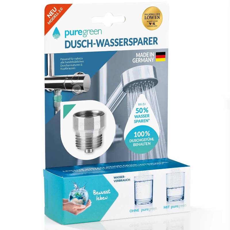 puregreen Dusch-Wassersparer