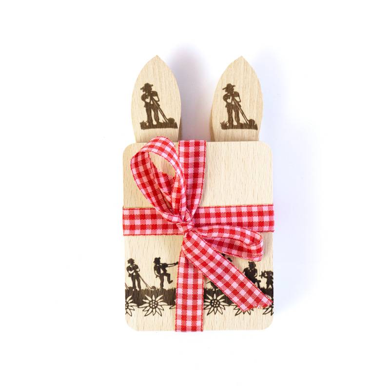 Raclette Coaster and Scraper Set