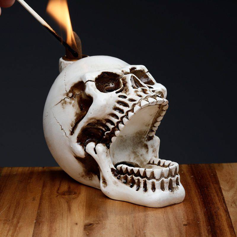 Skull Backflow Incense Burner