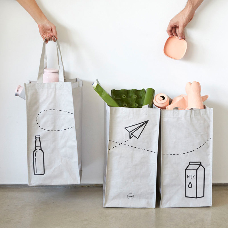 Recycle Bag Set Tidy Trash