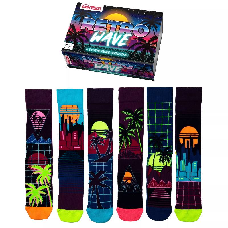 Retro Waves Socks