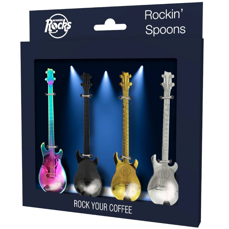 Rocking Gitarren Lffel 4er Set