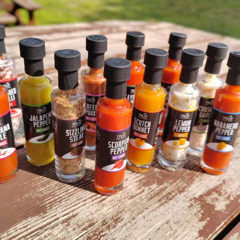 Hot Sauces and Rubs 12 Pack