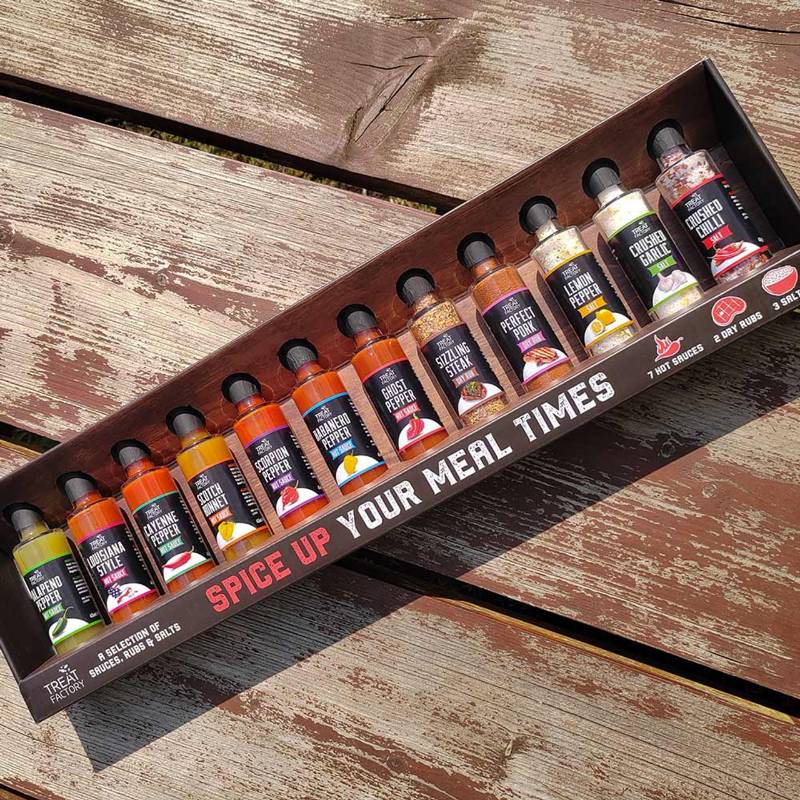 Hot Sauces and Rubs 12 Pack