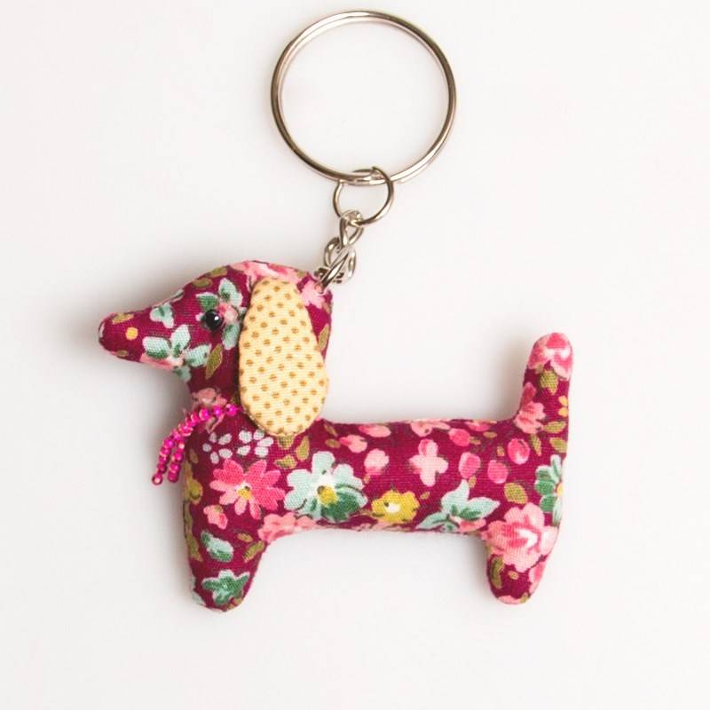 Dali Dachshund Keyring