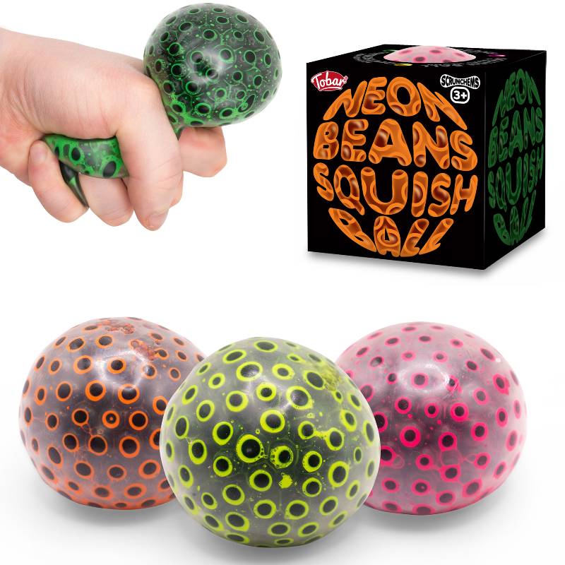 Neon Beans Squish Ball