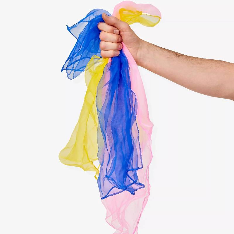 10 Multi-colour Dance Scarves