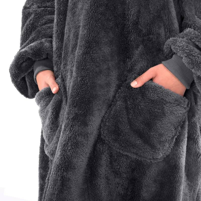 Snug-Rug Oversized Hoodie Blanket